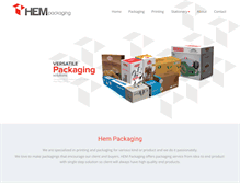 Tablet Screenshot of hempackaging.com